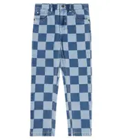 [Stella McCartney Kids] Stella McCartney Kids Checked jeans Y 6 blue