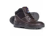 Mongrel Mens Lace Up Non Safety Work Boots 917030 - Claret