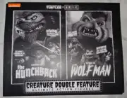 NECA TMNT Creature Double Feature Leonardo Hunchback Raphael Wolfman 2 Pack New