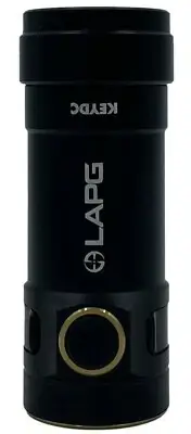 LA Police Gear (LAPG) KEYDC 525 Lumen Rechargeable EDC Keychain Flashlight