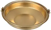 TOPPERFUN Stainless Steel Sukiyaki Pot Sukiyaki Pot Outdoor Saucepan Japanese Frying Pan Shabu Pan Outdoor Picnic Cookware Picnic Cookware Stainless Steel Golden