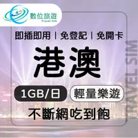 在飛比找鮮拾優惠-【數位旅遊】 港澳上網卡5天．每日1GB 降速吃到飽｜香港、