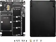 NGFF to SATA Serial Adapter MSATA to SATA3.0 Dual Purpose 2-in-1 Adapter Box Sub Internal and External Boards