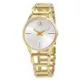 【Calvin Klein】CK手錶 K3G23526 優雅手環造型 鋼錶帶女錶 淺金/銀 34mm 台南 時代鐘錶