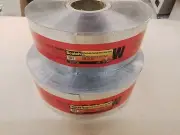 (2) Caution Buried Electrical Line Below Detectable Tape 3" x 1000' scotch 406