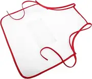 Ipetboom Chef Apron with Pockets Water Repellent Bib for Cooking Baking and Painting Machine Washable Uniform for Boys Aged with Trim