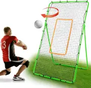 7X4 Ft Adjustable Volleyball Rebounder Net – Enhance Your Skills with Customizab