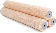 ROLLINGDOG 18 Inch Paint Roller Covers -18 Microfiber Paint Rollers for Ceiling,Wall,Floor,Decks Painting (Pack of 3, 3/8" Nap)