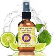 Deve Herbes Pure Bergamot Floral Water (Hydrosol) (Citrus bergamia) 100% Natural Therapeutic Grade 100ml (3.38 oz)