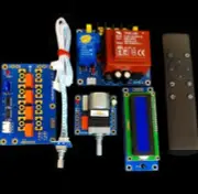 HIFI Motor Pot Preamplifier Remote Volume Control Board+Display+PSU+Input Switch
