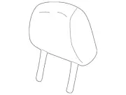 Genuine Honda Headrest 81140-S5P-A42ZC (for: Honda)