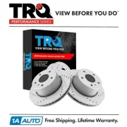 TRQ Front Brake Rotors Set For 1999-2004 Land Rover Discovery (for: Land Rover)