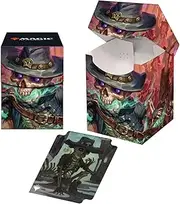 Ultra PRO - Outlaws of Thunder Junction 100+ Deck Box® Ft. Tinybones for Magic: The Gathering, TCG collectible gaming accessory protective card deck holder