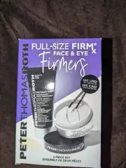 Peter Thomas Roth Full-Size FirmX Face and Eye Firmers 2-piece Kit a New in Box