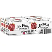 [Jim Beam] Jim Beam Zero Sugar Cola Cans 375mL