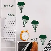 Cool Wall Stickers for Schools, Kids Rooms, Nurseries Quote Small Army Men Bucket of Soldiers Home Decoration Vinyl Decal and Decor