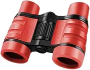 Personalized Childrens Shockproof Binoculars for Interactive Adventure Toys Rubber Fun Educational Smart Portable, Red