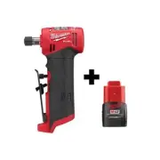 Milwaukee Right Angle Die Grinder 1/4" 12V Li-Ion Brushless w/ 2.0 Ah Battery