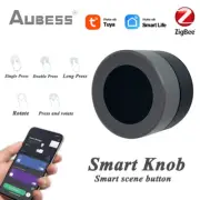 Tuya ZigBee 3.0 Smart Light Switch Knob Wireless Scene Button Controller Battery