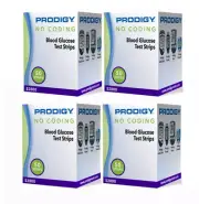 Prodigy Diabetic Blood Glucose 200 Ct in 4 Boxes Exp 1 Yr+ Freaky Fast Shipping
