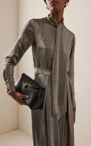 [Martin Grant] Metallic Silk-Blend Shirt