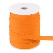 55 Yards Double Fold Bias Tape 1/2 Inch Bias Binding Tape, Orange