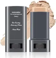 [Apooliy] Full Coverage Moisturizing Concealer Stick, Light, Long-lasting Under Eye Conceal, Cover Up Facial Blemishes, Dark Circles, 1.06oz