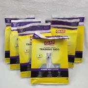 (6x) Glad Pets JUMBO-SIZE Charcoal Puppy Pads Training Pads 18 Pads Total 6x3=18