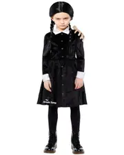 Wednesday The Adams Family Girls Costume
