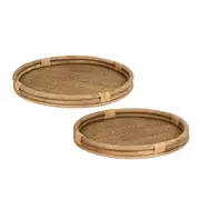 Borneo Round Trays - Set Of 2