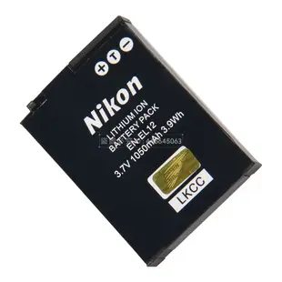 EN-EL12 相機電池 用於 Nikon 尼康 Keymission170 S9900 A900 AW130 全新保固