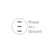 Narva Amber Illuminated Off / On Rocker Switch with push on terminal