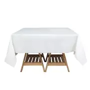 70" x 70" White Square Disposable Airlaid Paper Tablecloth Party Decorations