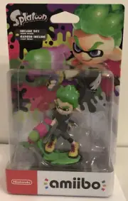 Amiibo Green Inkling Boy Splatoon Series New In Original Sealed Box