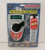 Emergency crank radio flashlight set Innovage new wind up portable camping
