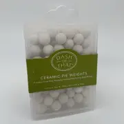 Dash of That Baking Ceramic Pie Crust Weights, Natural 225g (~11 oz) 1 or 2 Pies