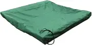 Sandpit Cover Waterproof Dustproof Uv Protection Pool Sheet Sandpit Canopy Green 120x120cmsandbox Cover