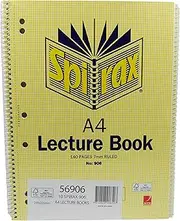 Spirax 906 Lecture Book Side Opening, A4, 140 Page