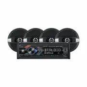Centurion Boats With Cover Dual Stereo Radio Bluetooth USB 4 6.5'' Speakers