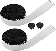 1Pair Bicycle Handlebar Tape Stylish Carbon Finish Bike Handlebar Wrap for Road Bicycles Lightweight Easy to Install Compatible with Various Bike Non Slip Grip Design