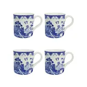 Nostalgic Ceramics Blue Willow Mugs 240ml (Set of 4)