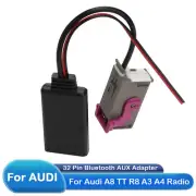Car Radio Bluetooth 5.0 Module Receiver AUX Cable For Audi A8 TT R8 A3 A4 RNS-E