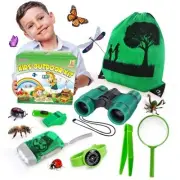 Kids Explorer Kit & Bug Catcher Kit, Camping Gear for Kids, Outdoor Green