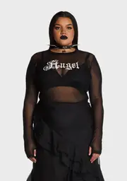 [Widow] Plus Underworld Rising Mesh Top