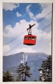 New Hampshire Aerial Tramway In Franconia Notch, New Hampshire Postcard