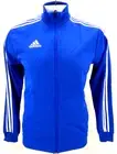NEW Adidas Tiro 19 Training 3-Stripe Track Jacket Full Zip Blue LS Men's XL