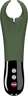 Fun Factory Manta Vibrating Stroker, Moss Green