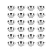 24PK Lemon & Lime High-Quality Durable Stainless Steel Sleek Mixing Bowl 20cm