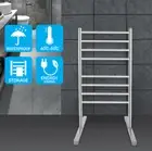 Round 8 heat rods free standing heated towel rail