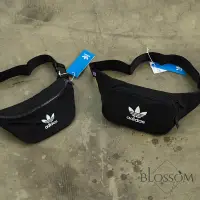 在飛比找蝦皮商城精選優惠-ADIDAS 腰包 WAISTBAG 三葉草LOGO 黑白 